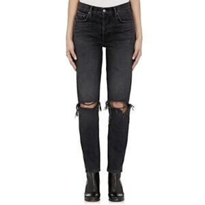 GRLFRND 💋 Karolina High Rise Straight Ripped Jeans \\ 26 // Barneys New York